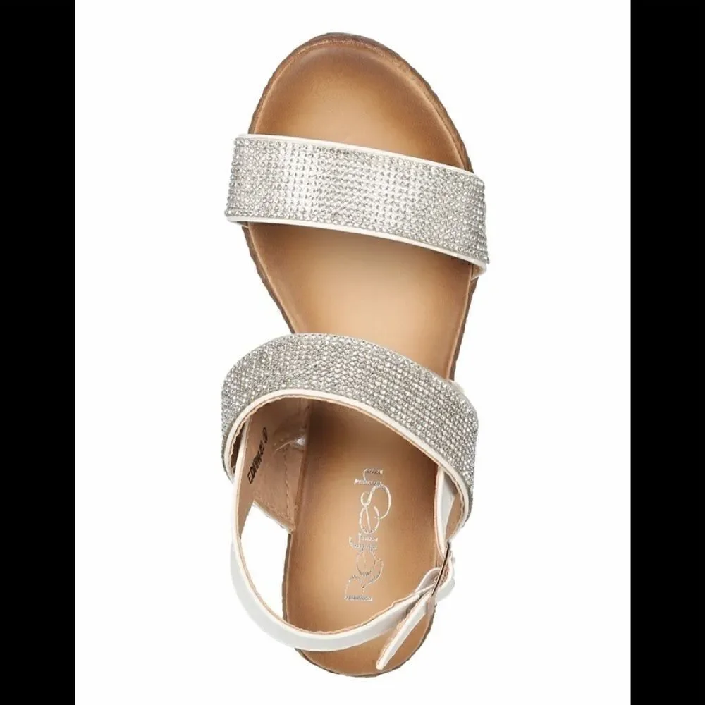💥Refresh Rhinestone Embellished Wedge Sandals